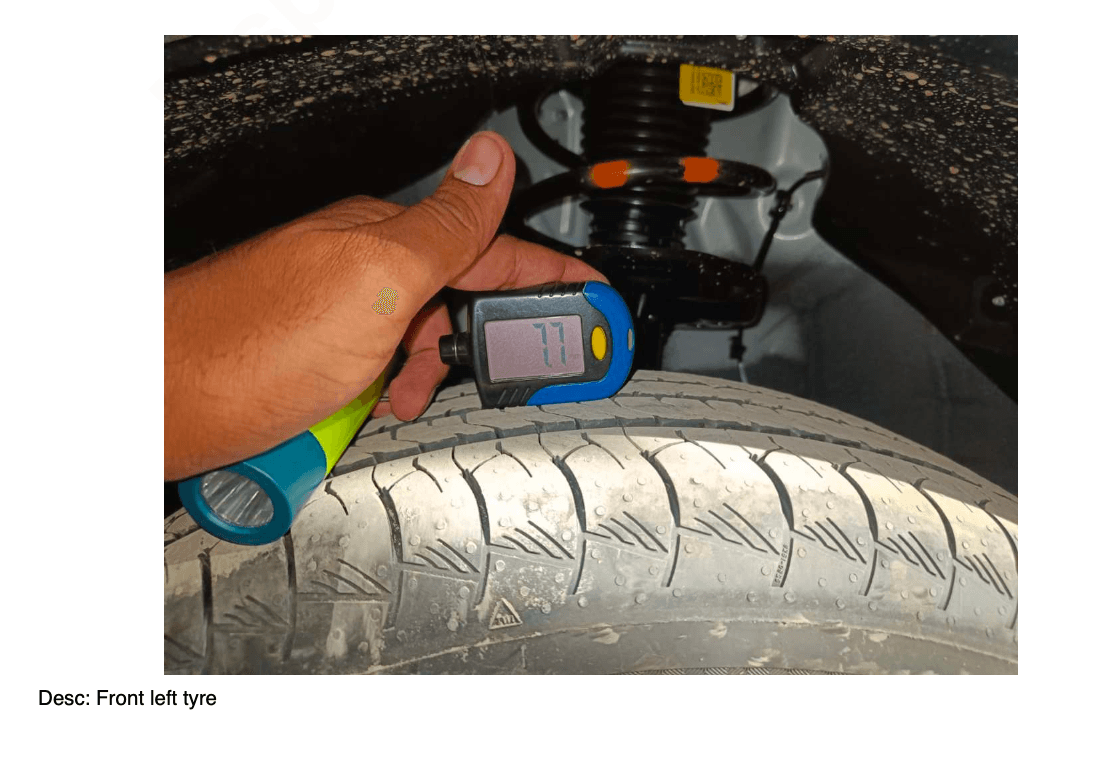 Tyre Tread Measurement